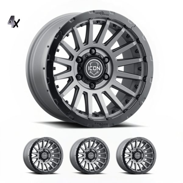 SILVERADO/SUBURBAN/SIERRA 1500 (17×8.5) 4x RECON PRO CHARCOAL 6×5.5 (0 OFFSET)