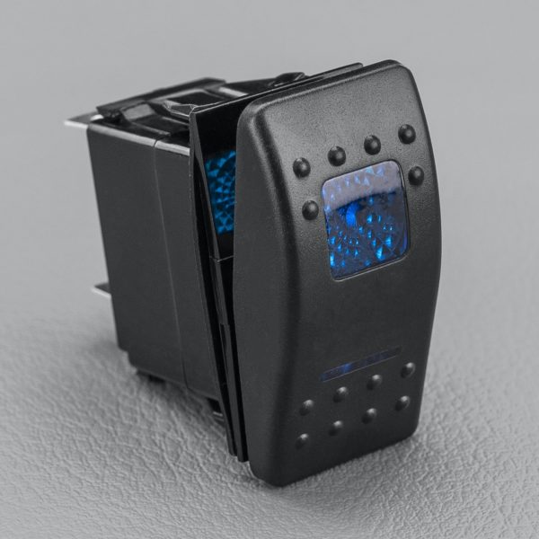 Rocker Switch for 4×4 Rear Work Lights Back Lit blue