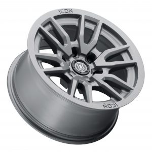 FJ/Prado/GX460/Hilux/Fortuner/4Runner/Pajero/Tacoma (17×8.5) 4x VECTOR6 TITANIUM 6×5.5 +25 OFFSET